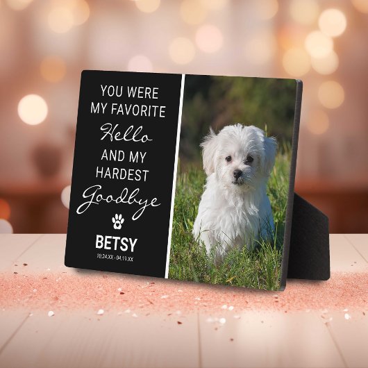 Favoriete Hallo | Lastigste Vaarwel Huisdierherden Fotoplaat