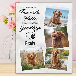Favoriete Hallo Moeilijkste Vaarwel Hond Huisdier  Fotoplaat