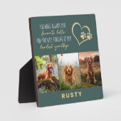 Favoriete Hallo Moeilijkste Vaarwel Huisdier Herde Fotoplaat (Voorkant)