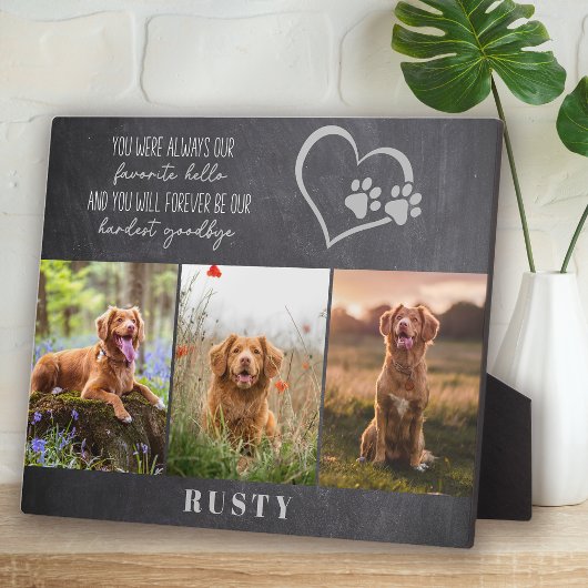 Favoriete Hallo Moeilijkste Vaarwel Huisdier Herde Fotoplaat