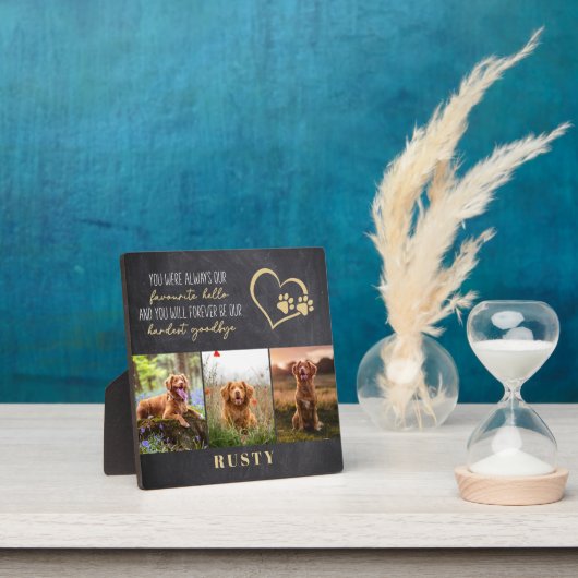 Favoriete Hallo Moeilijkste Vaarwel Huisdier Herde Fotoplaat (Insitu)