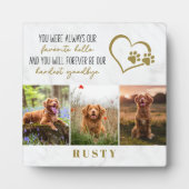 Favoriete Hallo Moeilijkste Vaarwel Huisdierherden Fotoplaat (Voorkant)