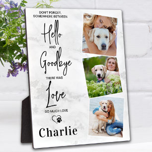 Favoriete Hallo Persoonlijk Foto Huisdier Hond Her Fotoplaat