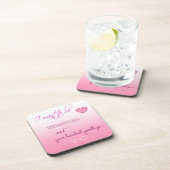 "Favoriete Hallo" Valentijn Cork Onderzetters (Rechterzijde)