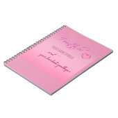 "Favoriete Hallo" Valentijn Spiral Notitieboek (Linkerzijde)