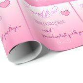 "Favoriete Hallo" Valentijnsdag Cadeaupapier (Rol Hoek)
