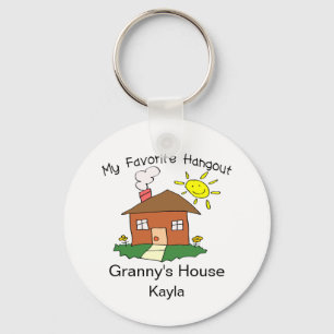 Favoriete Hangout Granny's House Sleutelhanger