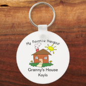 Favoriete Hangout Granny's House Sleutelhanger (Voorkant)