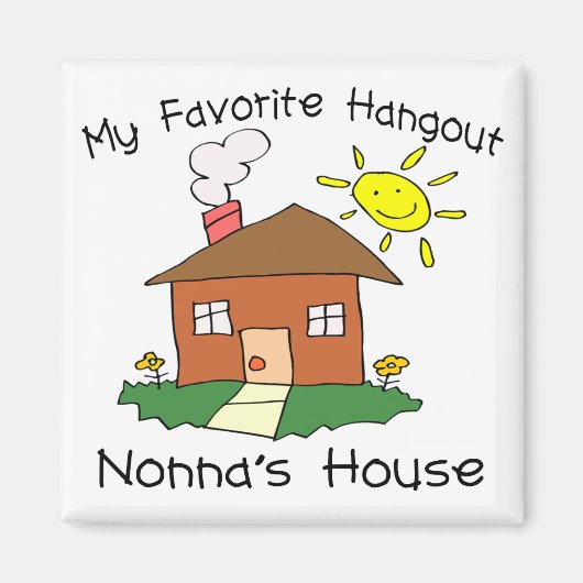 Favoriete Hangout Nonna's House Magneet (Voorkant)
