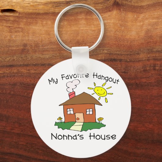 Favoriete Hangout Nonna's House Sleutelhanger (Voorkant)