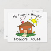 Favoriete Hangout Nonno's House Briefkaart (Voorkant / Achterkant)