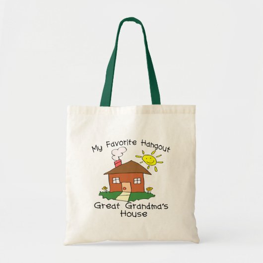 Favoriete Hangout Overgrootmoeder House Tote Bag (Voorkant)