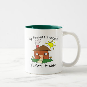 Favoriete Hangout YaYa's House Tweekleurige Koffiemok