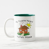 Favoriete Hangout YaYa's House Tweekleurige Koffiemok (Links)