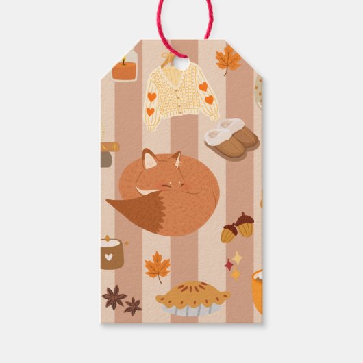 Favoriete herfst dingen cadeaulabel (Voorkant)