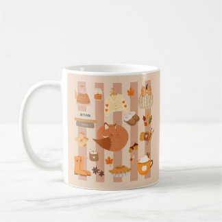 Favoriete herfst dingen koffiemok