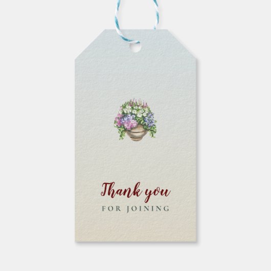 Favoriete herfst Rustic Bachelorette-feest Bedankt Cadeaulabel (Achterkant)