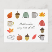 Favoriete Herfsten Briefkaart (Voorkant)