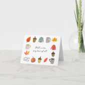 Favoriete Herfsten Kaart (Voorkant)