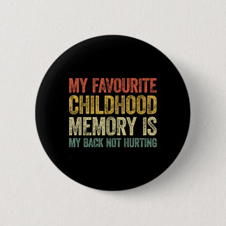 Favoriete Herinnering Uit Mijn Kindertijd Is Dat M Ronde Button 5,7 Cm