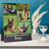 Favoriete herinneringen - Pet Dog Photo Keepomwill Fotoplaat (Zijkant)