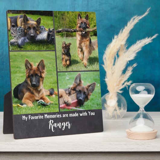 Favoriete herinneringen - Pet Dog Photo Keepomwill Fotoplaat (Zijkant)