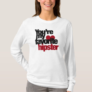 Favoriete hipster t-shirt