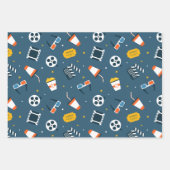 Favoriete Hobbies Trio Patronen Inpakpapier Vel (Voorkant)