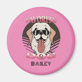 Favoriete hond, grappige hond moeder/vader persona magneet