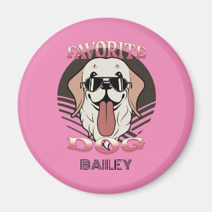 Favoriete hond, grappige hond moeder/vader persona magneet