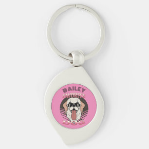 Favoriete hond, grappige hond moeder/vader persona sleutelhanger