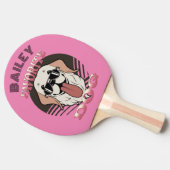 Favoriete hond, grappige hond moeder/vader persona tafeltennisbatje (Zijkant)
