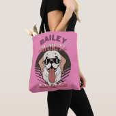Favoriete hond, grappige hond moeder/vader persona tote bag (Dichtbij)