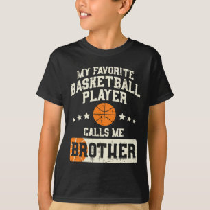 Favoriete honkbalspeler Broeder Familiebezoeker B T-shirt