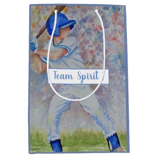 Favoriete honkbalsport medium cadeauzakje (Voorkant)