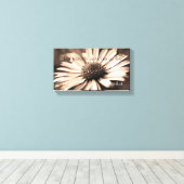 Favoriete Inspirerend offerte - Bloemenachtergrond Canvas Afdruk (Insitu (Houten vloer))