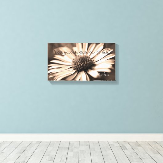 Favoriete Inspirerend offerte - Bloemenachtergrond Canvas Afdruk (Insitu (Houten vloer))