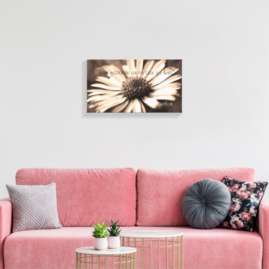 Favoriete Inspirerend offerte - Bloemenachtergrond Canvas Afdruk (Insitu (Woonkamer))