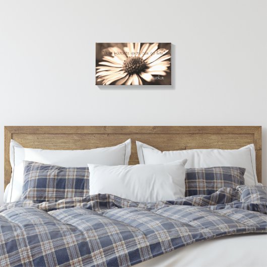 Favoriete Inspirerend offerte - Bloemenachtergrond Canvas Afdruk (Insitu (Slaapkamer))