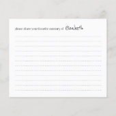 Favoriete Kaart van de Eenvoudige Aanwezigheid van (Achterkant)