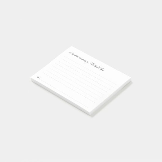 Favoriete Kaart van de Moderne Aanwezigheid van he Post-it® Notes (Schuin)