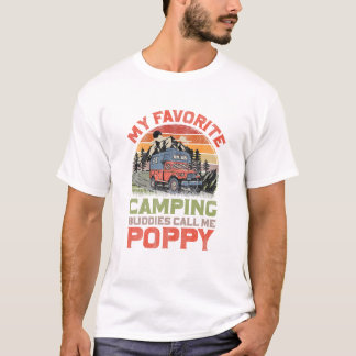 Favoriete kampeerbuddy's bellen t-shirt