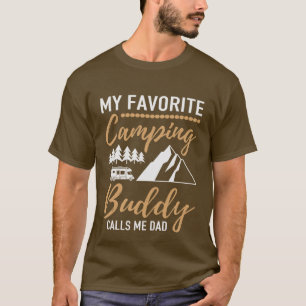 favoriete kampeermaatje papa t-shirt