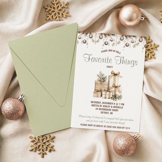 Favoriete Kerst Ding, Uitnodiging voor Kerstfeest