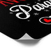 Favoriete kerstavond voor de eerste kerstman van h poster (Hoek)