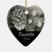Favoriete kerstboomversiering keramisch ornament (Rechts)