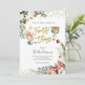 Favoriete kerstcadeau voor kerstcadeautjes kaart (Staand voorkant)