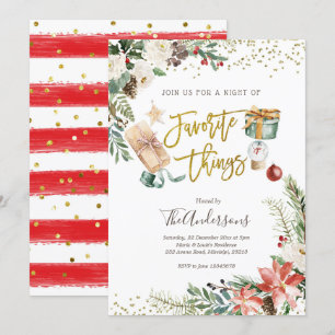 Favoriete kerstcadeau voor kerstcadeautjes kaart