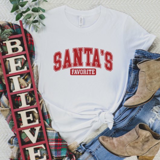 Favoriete kerstfeest van de kerstman t-shirt