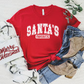 Favoriete kerstfeest van de kerstman t-shirt